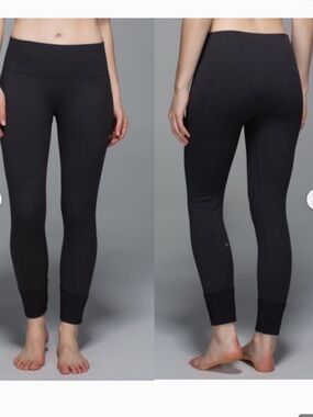 Lululemon Ebb to street leggings in a charcoal gray